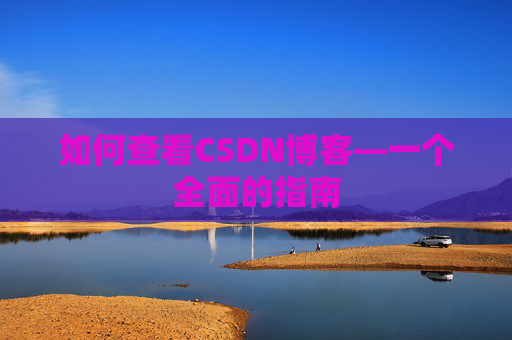 如何查看CSDN博客—一个全面的指南